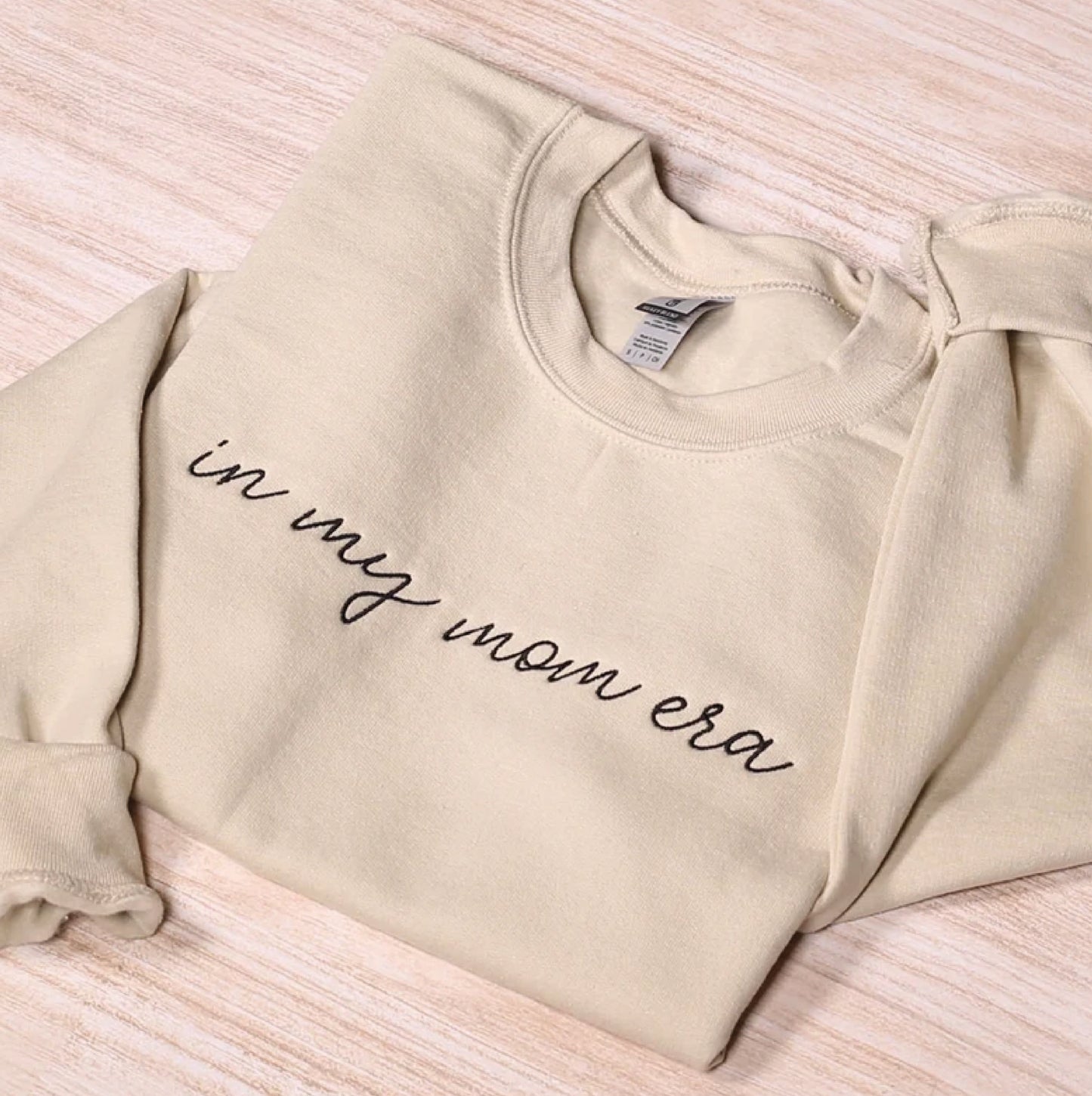 In My Mom Era Embroidered Sweatshirt, Cute Mama Embroidery Hoodie, Cool Mom Outfit, Trendy Mom Clothing, Mom Life Apparel, Mothers Day Gifts