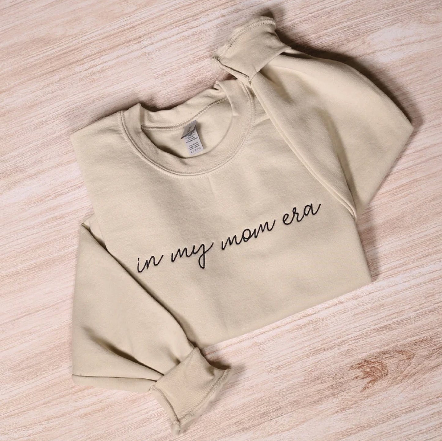 In My Mom Era Embroidered Sweatshirt, Cute Mama Embroidery Hoodie, Cool Mom Outfit, Trendy Mom Clothing, Mom Life Apparel, Mothers Day Gifts